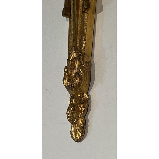 Image 1 of Ensemble de 4 appliques en bronze vintage, France 1940