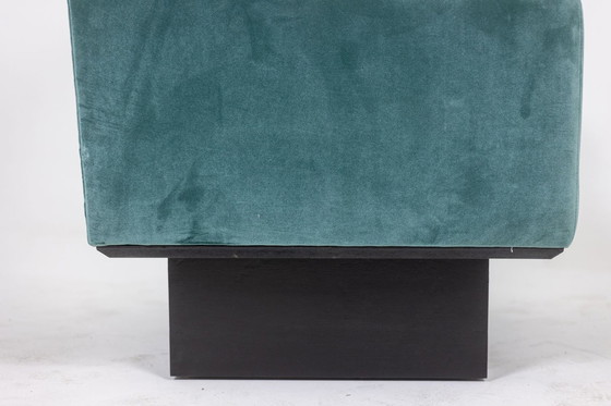 Image 1 of Paire De Fauteuils « Club », De Forme Cubique. Années 1940.