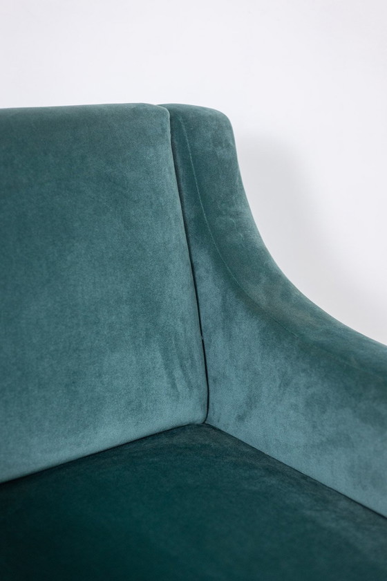 Image 1 of Paire De Fauteuils « Club », De Forme Cubique. Années 1940.