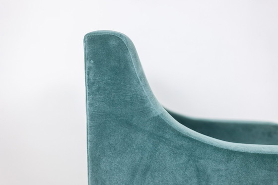 Image 1 of Paire De Fauteuils « Club », De Forme Cubique. Années 1940.