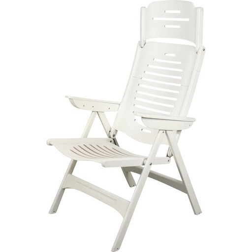 Fauteuil pliant vintage danois à 5 positions