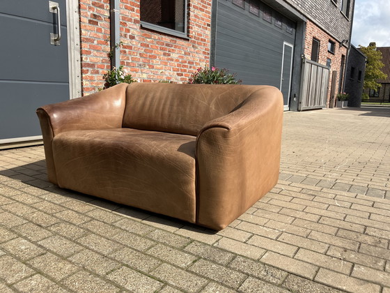 Image 1 of De Sede Ds47 3Seat et 2Seat Buffalo Leather 5Mm Neck Cognac