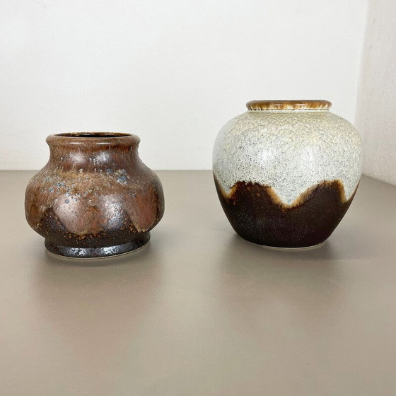 Image 1 of Paire de vases en céramique "Lava" de Dümler et Breiden, Allemagne, années 1960
