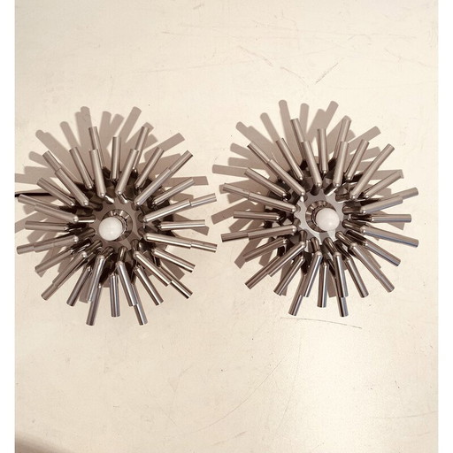 Paire d'appliques en plastique vintage, 1970