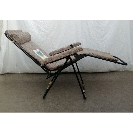 Image 1 of Chaise longue pliante en métal Lafuma, 1980