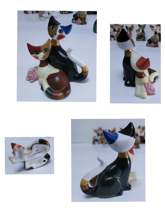 Image 1 of Huit Pièces Chats Rosina Wachtmeister Goebel