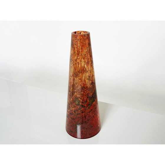 Image 1 of Vase vintage en verre de Murano, 1970
