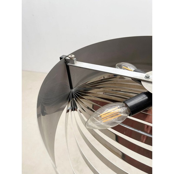 Image 1 of Lampe suspendue en aluminium du milieu du siècle, Italie 1970