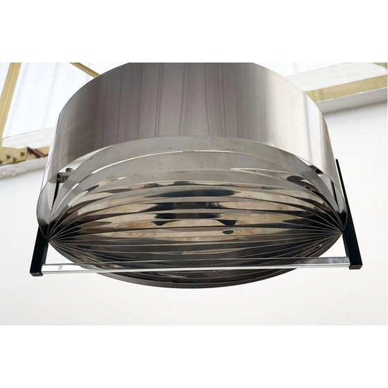 Image 1 of Lampe suspendue en aluminium du milieu du siècle, Italie 1970