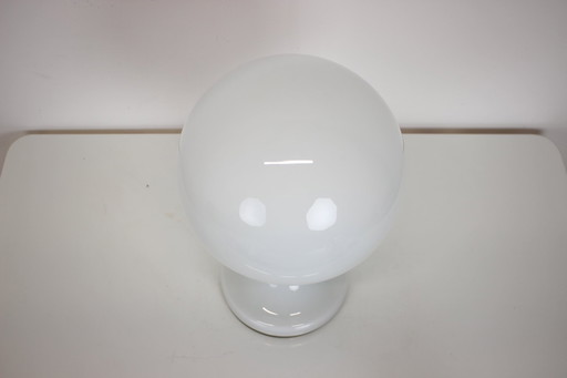 Lampe de table en verre de Valasske Mezirici, années 1960, Tchécoslovaquie