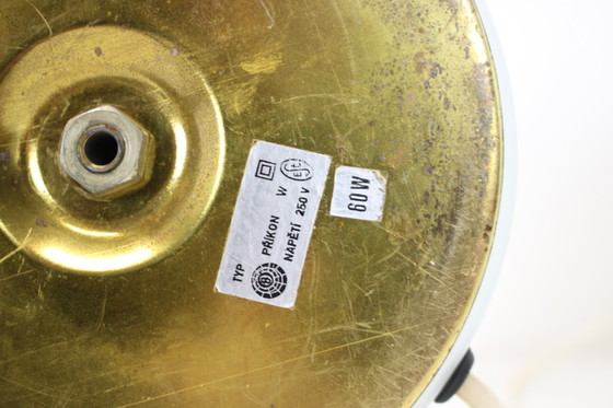 Image 1 of Lampe de table en verre de Valasske Mezirici, années 1960, Tchécoslovaquie