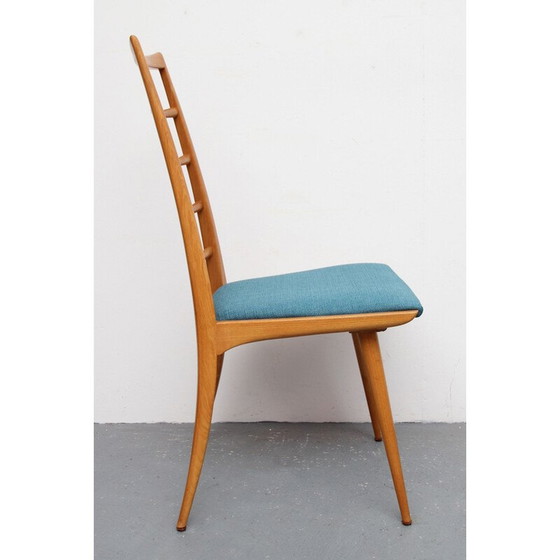 Image 1 of Ensemble de 4 chaises vintage par Dettinger pour Lübke 1950