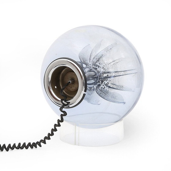 Image 1 of Paire de lampes de table en verre vintage, Italie 1970