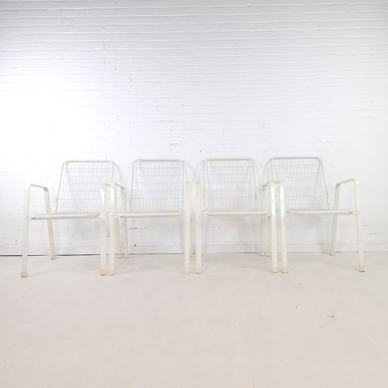 Image 1 of 4X Chaise de jardin vintage