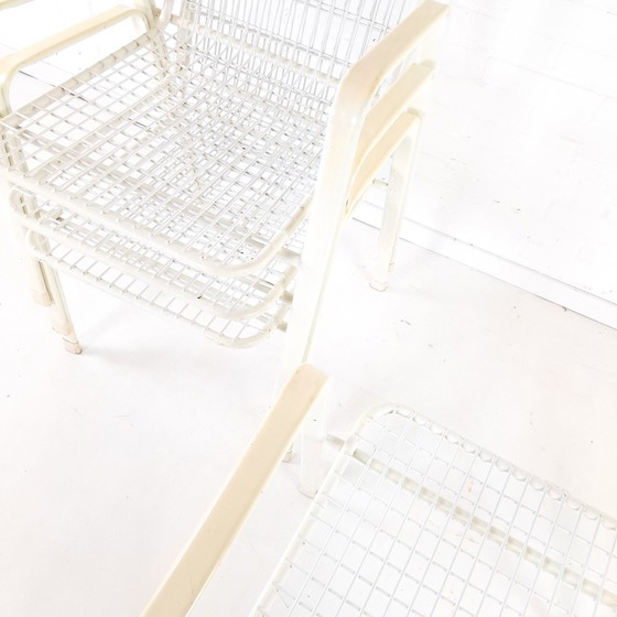 Image 1 of 4X Chaise de jardin vintage