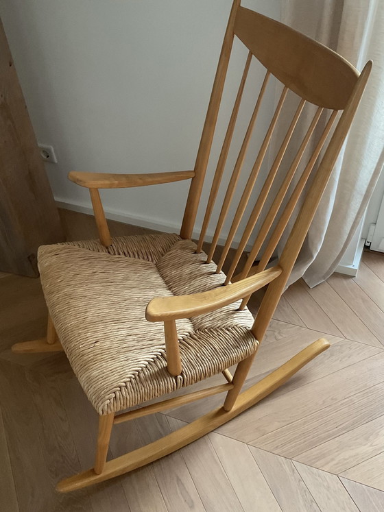 Image 1 of Fauteuil à bascule danois Mid Century