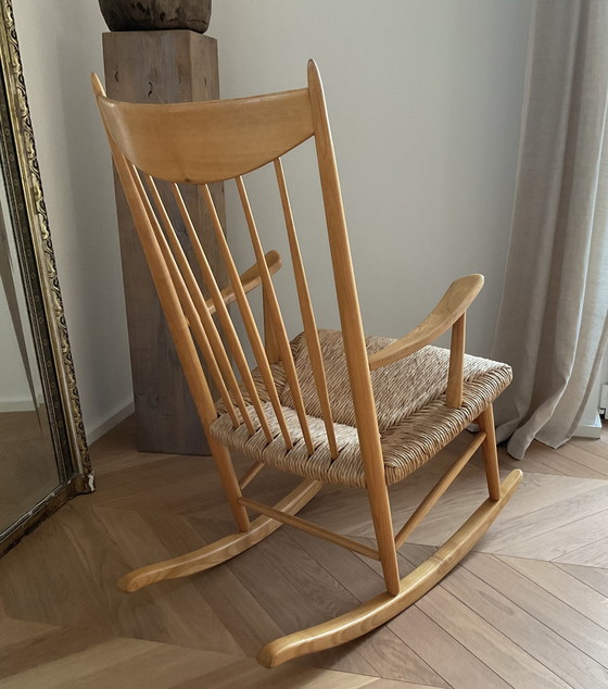 Image 1 of Fauteuil à bascule danois Mid Century