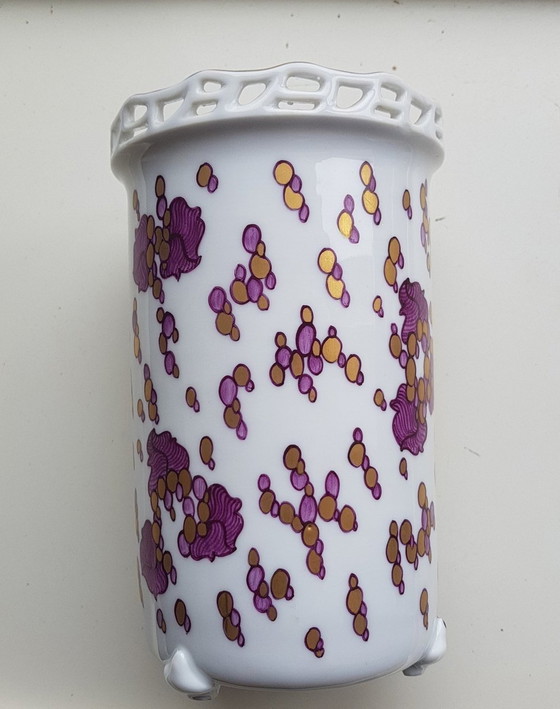 Image 1 of Vase Art Nouveau d'Adelbert Niemeyer pour Nymphenburg, 1907