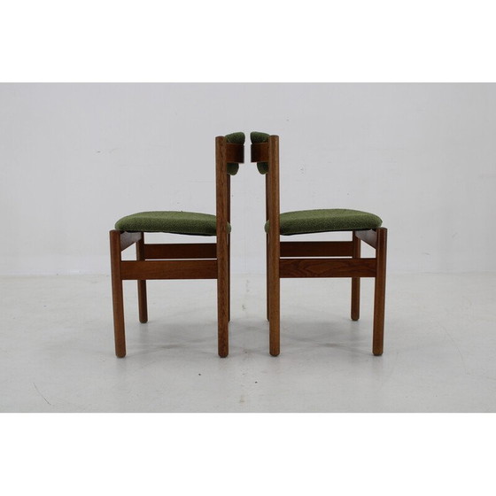 Image 1 of Paire de chaises danoises vintage en bois de chêne par Fdb Mobler, Danemark années 1970
