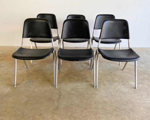 6x Vintage Knoll 1601 Chair By Don Albinson