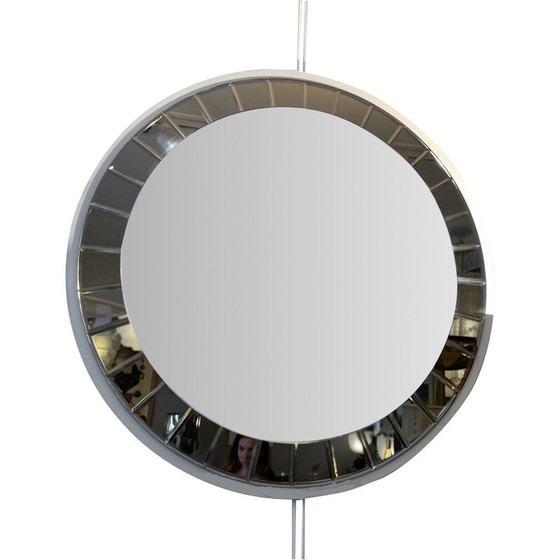 Image 1 of Miroir en verre vintage, Italie 1970