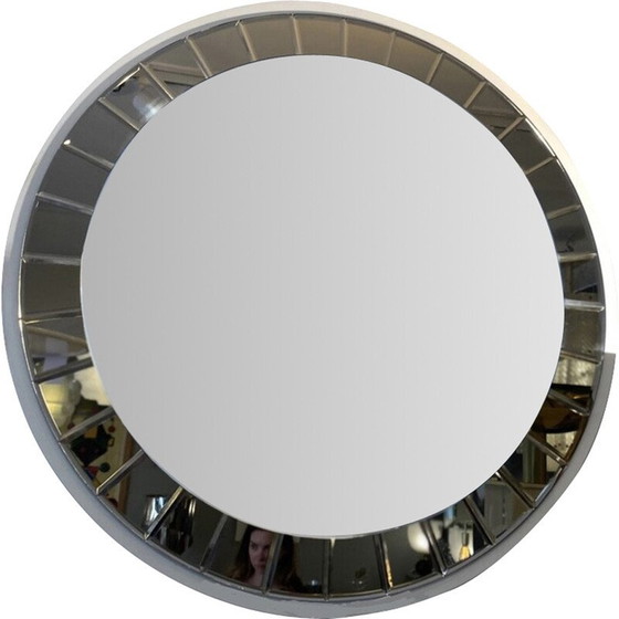 Image 1 of Miroir en verre vintage, Italie 1970