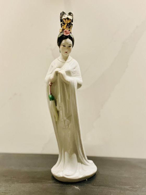 Image 1 of Porcelaine de geisha japonaise