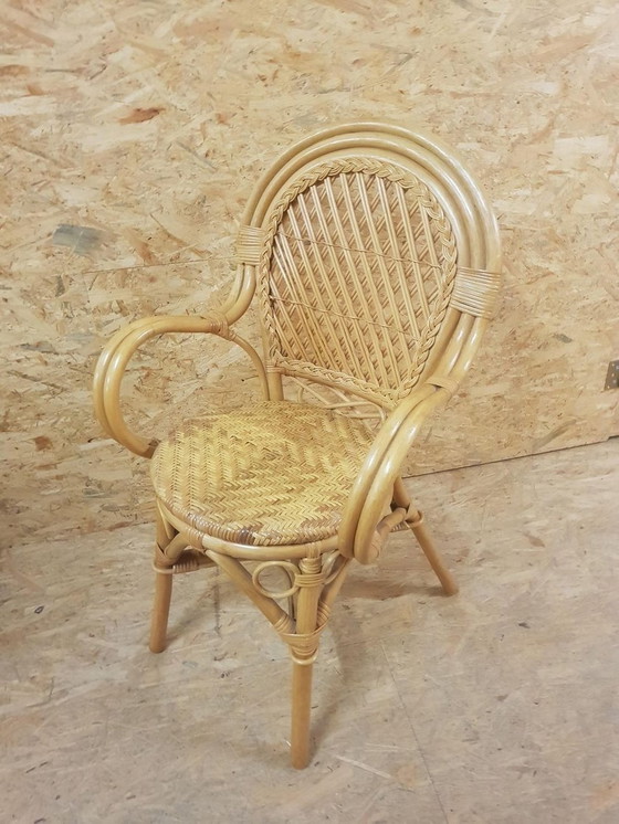 Image 1 of Fauteuil vintage en bambou