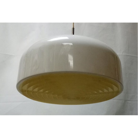 Image 1 of Lampe suspendue vintage blanche "bumling" par Anders Pehrson pour Atelje Lyktan, 1970