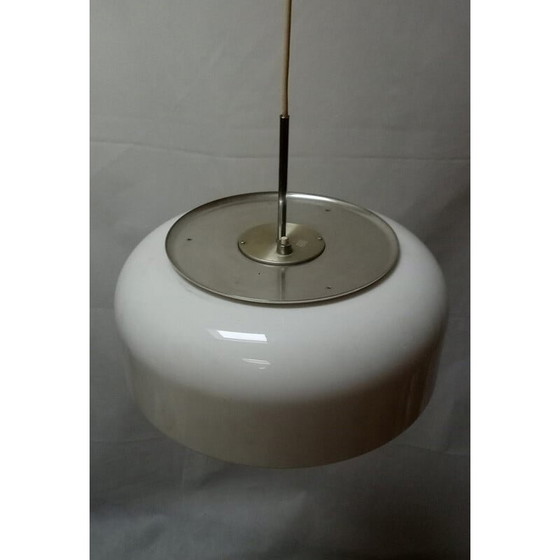 Image 1 of Lampe suspendue vintage blanche "bumling" par Anders Pehrson pour Atelje Lyktan, 1970