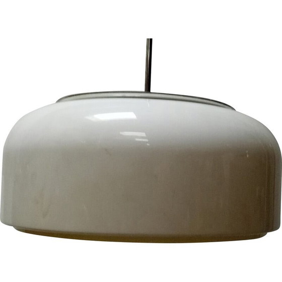 Image 1 of Lampe suspendue vintage blanche "bumling" par Anders Pehrson pour Atelje Lyktan, 1970