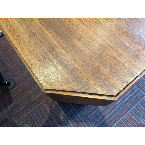 Image 1 of Table de salle à manger vintage Henri Rapin en acajou Art Nouveau Art Déco