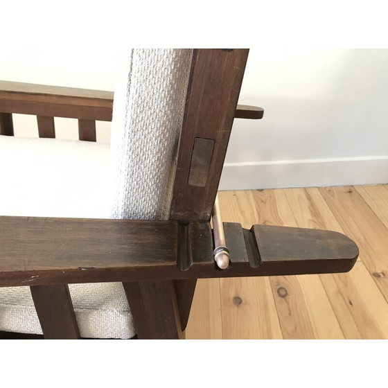 Image 1 of Fauteuil Morris vintage en cuivre, années 1930