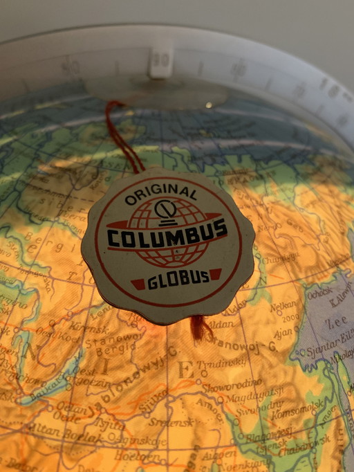 Columbus Day/Night Globe 1972