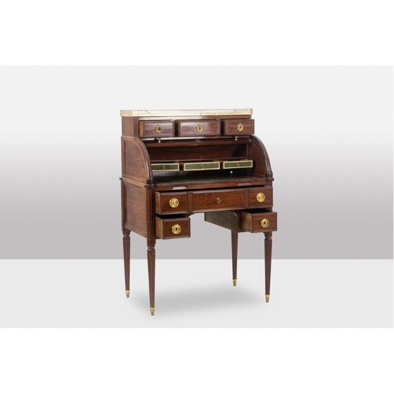 Image 1 of Bureau à cylindre vintage en acajou, France