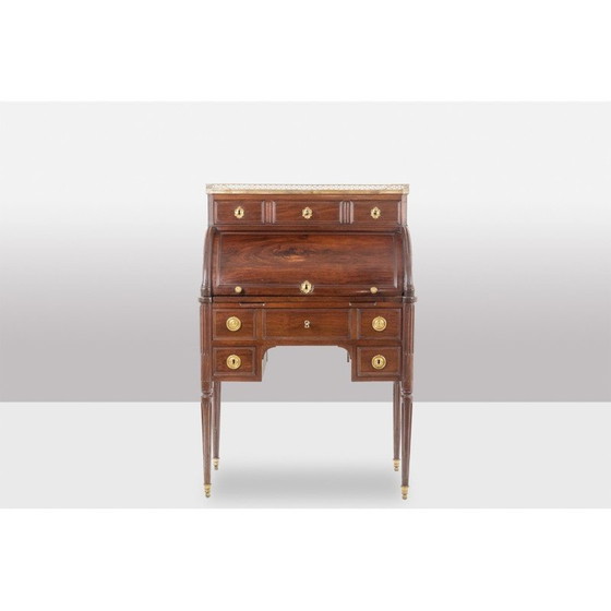 Image 1 of Bureau à cylindre vintage en acajou, France