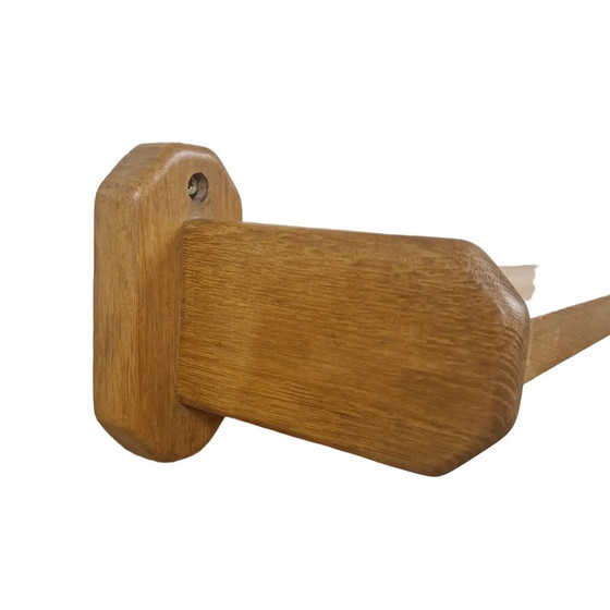 Image 1 of Paire d'étagères vintage en chêne clair massif par Guillerme Et Chambron