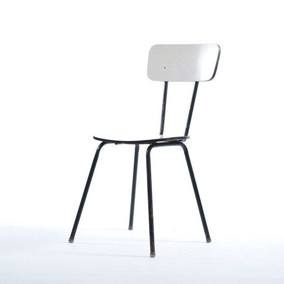Image 1 of Chaise du milieu du siècle en métal et formica, Kovona Tchécoslovaquie années 1960