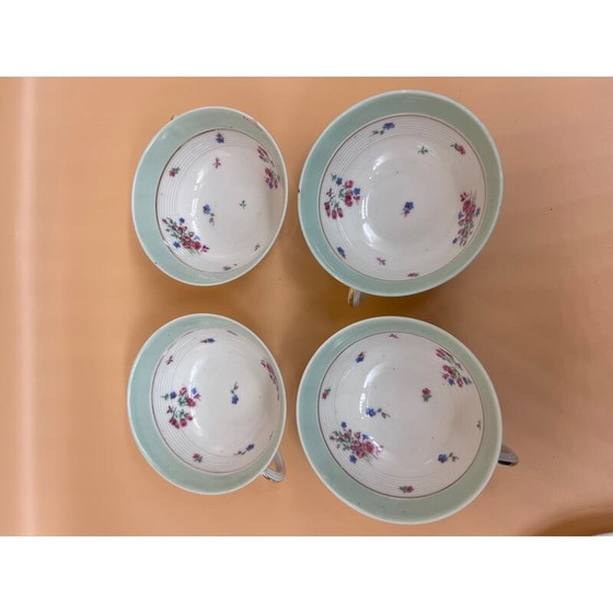 Image 1 of Tasses en porcelaine de Limoges Charles Ahrenfledt, 1950