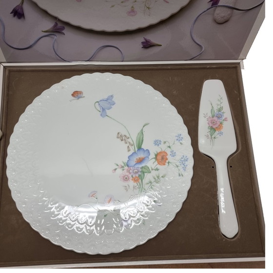 Image 1 of Set à pâtisserie vintage en porcelaine