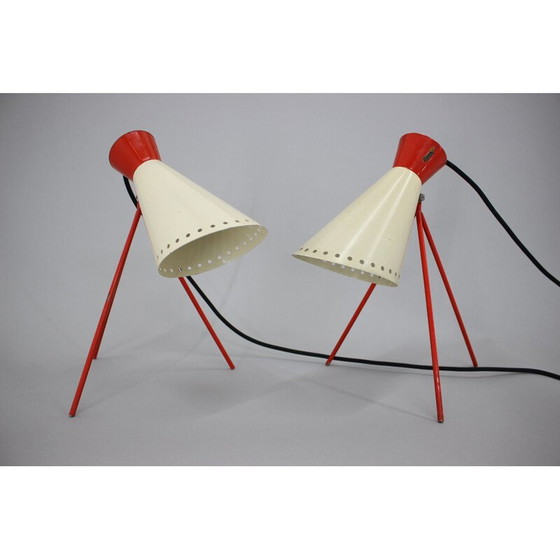 Image 1 of Paire de lampes de table Napako du milieu du siècle dernier, 1960
