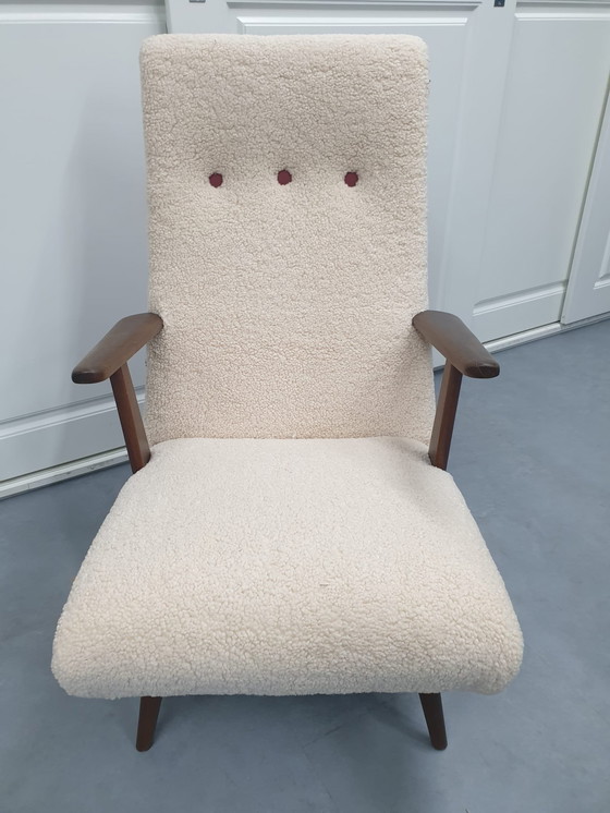 Image 1 of Fauteuil Vintage New Upholstered.