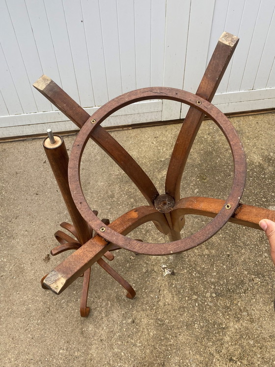 Image 1 of Porte Manteau Perroquet Pivotant 1960 Bois Courbé