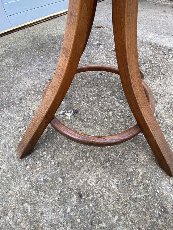 Image 1 of Porte Manteau Perroquet Pivotant 1960 Bois Courbé