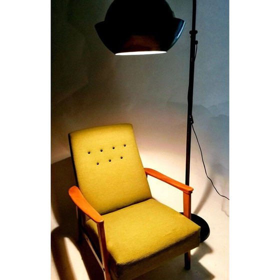 Image 1 of Lampadaire vintage en cuivre patiné, 1960