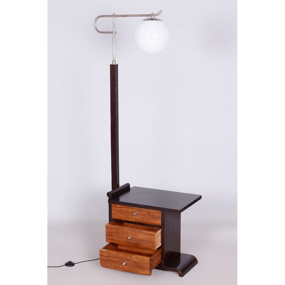 Image 1 of Lampadaire Vintage Art Déco par J. Halabala, Tchécoslovaquie années 1930
