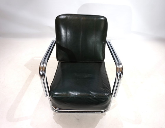 Image 1 of Fauteuil Art Déco en acier tubulaire dans le style de Gilbert Rhode Troy Pare-soleil, 1930
