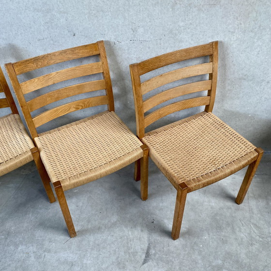 Image 1 of 4X chaises de salle à manger J.L Møller