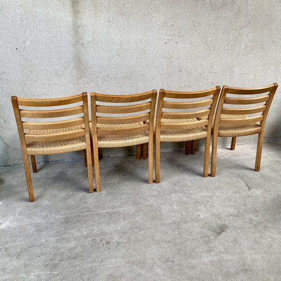 Image 1 of 4X chaises de salle à manger J.L Møller