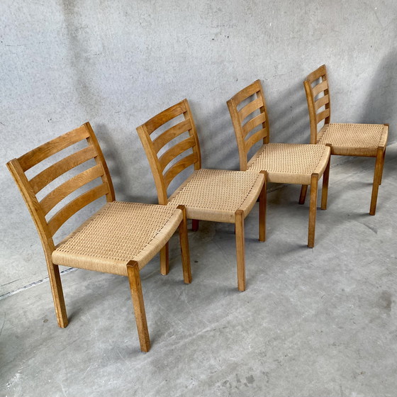 Image 1 of 4X chaises de salle à manger J.L Møller